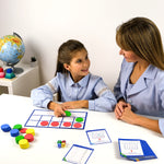 Load image into Gallery viewer, 130-piece ten frame set with magnetic counters