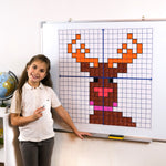Load image into Gallery viewer, dry erase board with grid lines