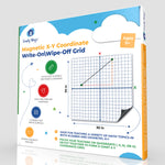 Load image into Gallery viewer, Magnetic XY Coordinate Dry Erase Grid - Classroom & Homeschool Supplies - 30x30