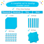 Load image into Gallery viewer, Base ten blocks set for homeschool