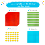 Load image into Gallery viewer, Base 10 blocks decimals learning set