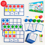 Load image into Gallery viewer, Complete magnetic ten frame activities set