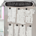 Load image into Gallery viewer, magnet poetry words for fridge
