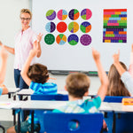 Load image into Gallery viewer, Rainbow Magnetic Fraction Circles & Tiles