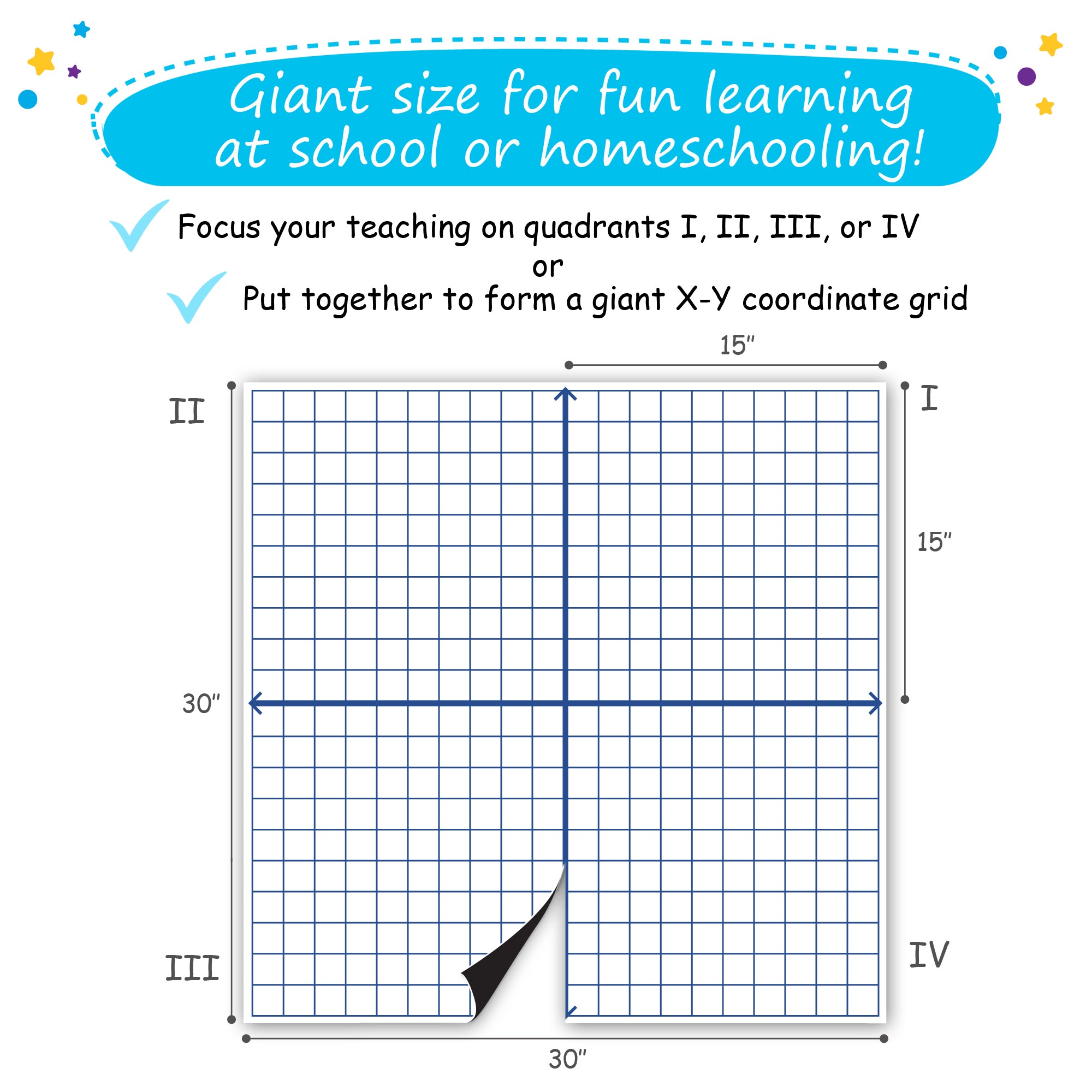 magnetic graph for white board