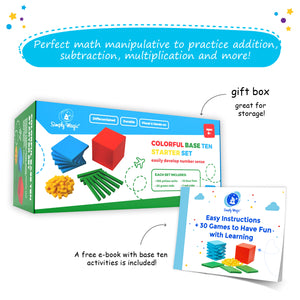 Math learning base ten blocks