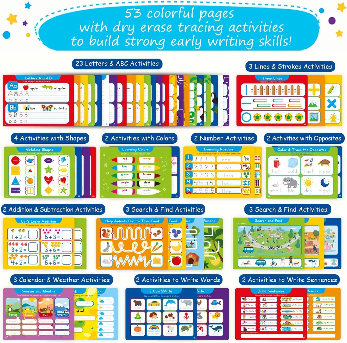 I Can Write Tracing Book for Kids 3-5