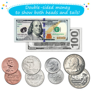 magnetic coins and bills for classroom