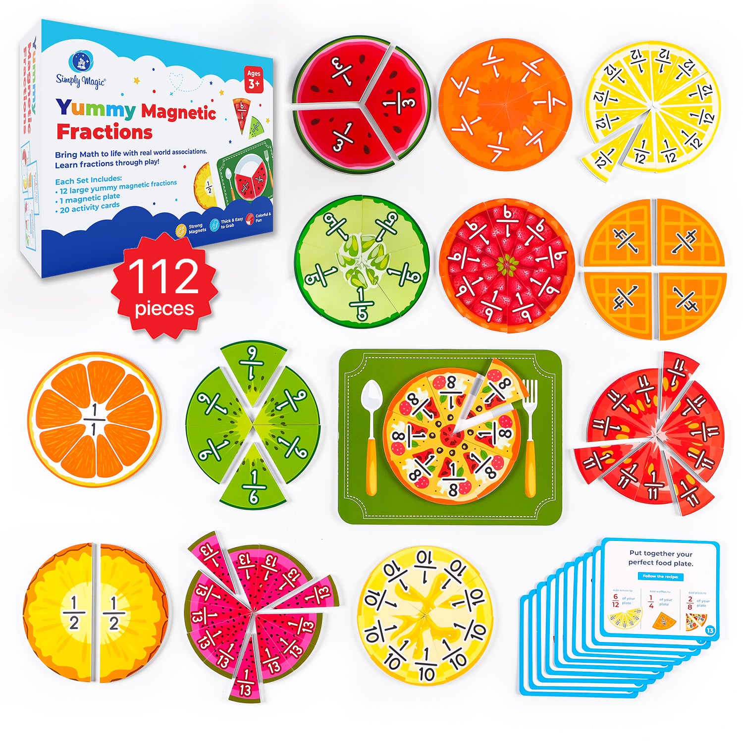 Yummy Magnetic Fractions Set - Fun Classroom Math Manipulatives – Simply Magic yummy-magnetic-fractions-set-fun-classroom-math-manipulatives-simply-magic