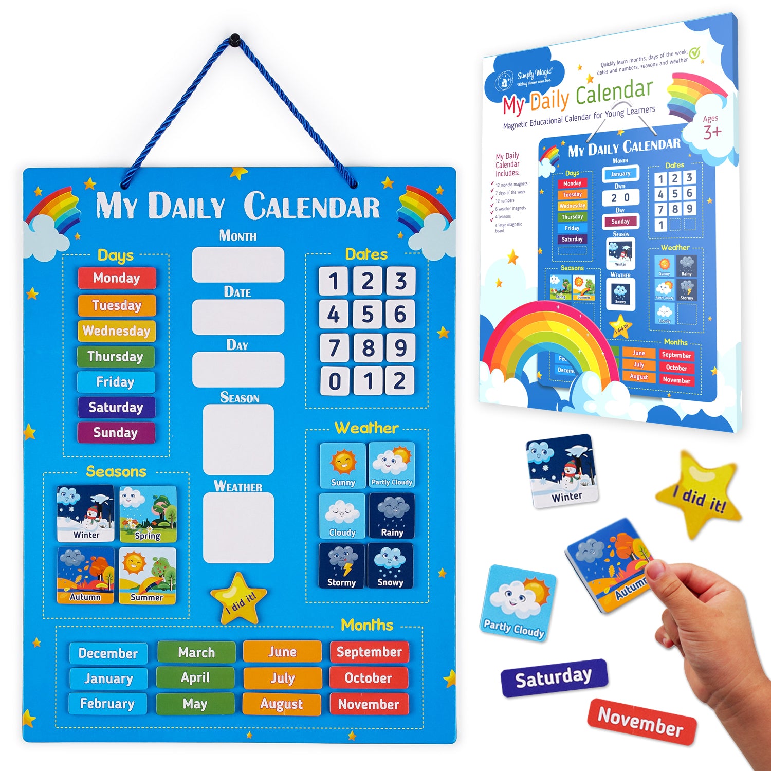 daily calendar for kids