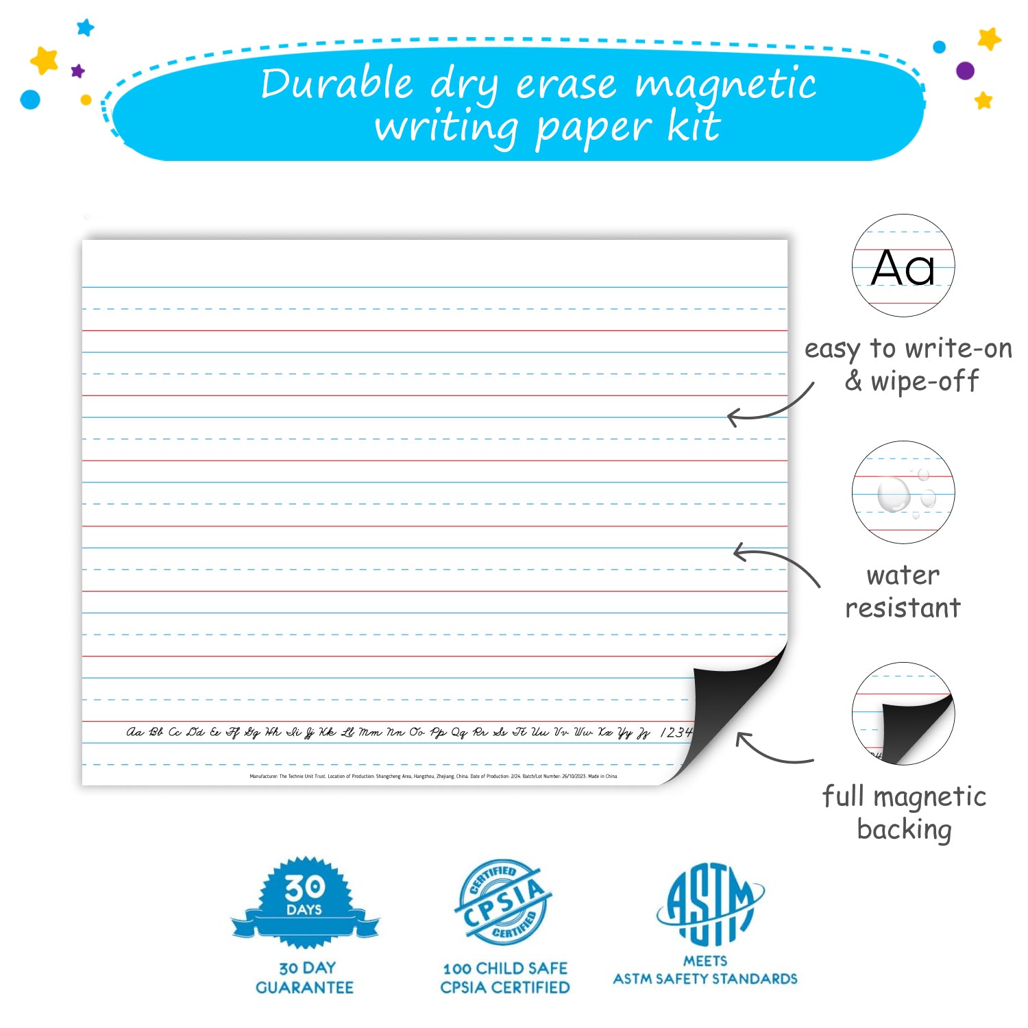 giant magnetic notebook paper