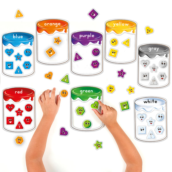 Magnetic Emotions & Shapes & Color Sorting Set - Teaching Colors ...