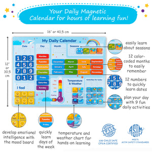 magnetic calendar for refrigerator