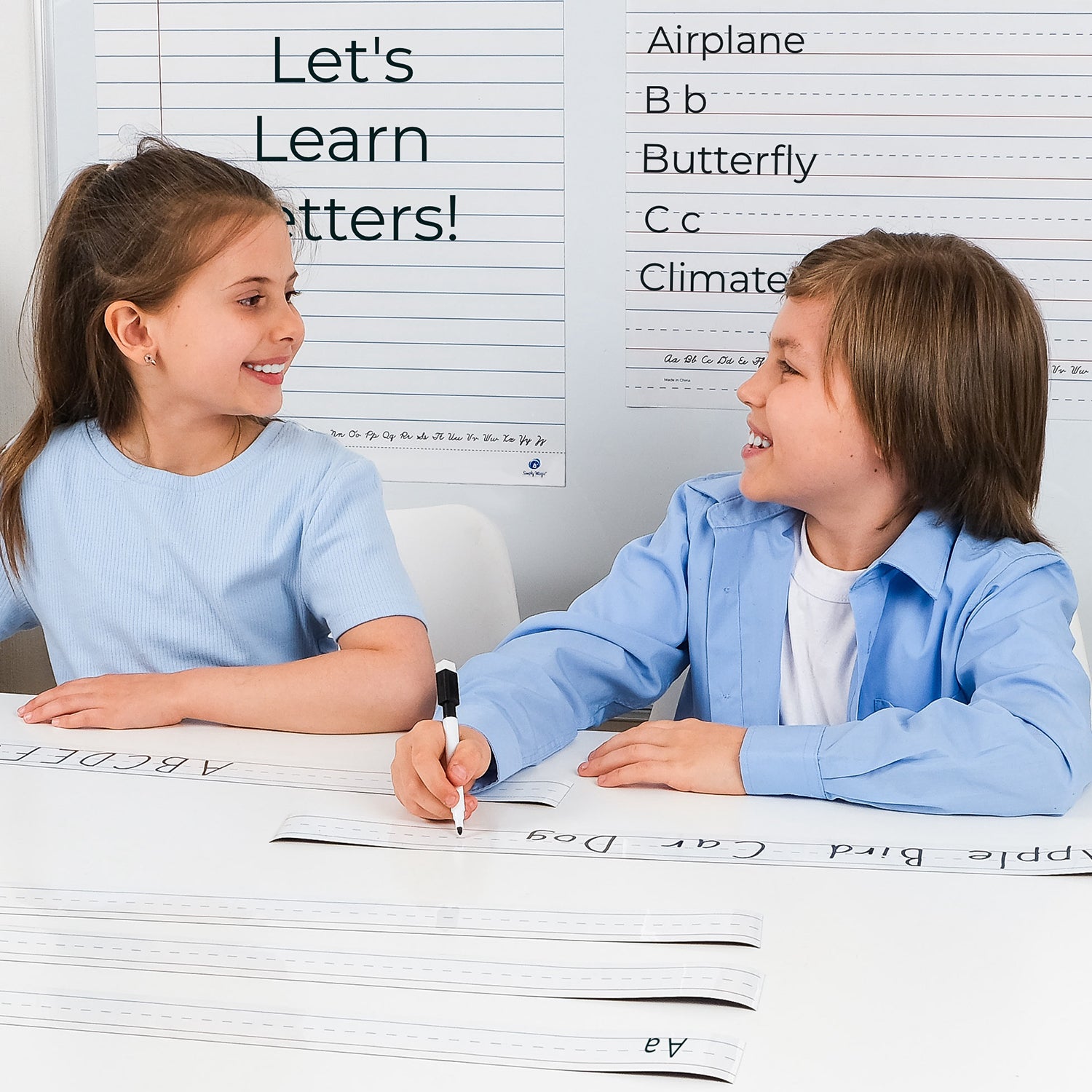 Magnet Shared Writing Magnetic Notebook & Handwriting Paper Kit – Reusable Writing Paper for ...