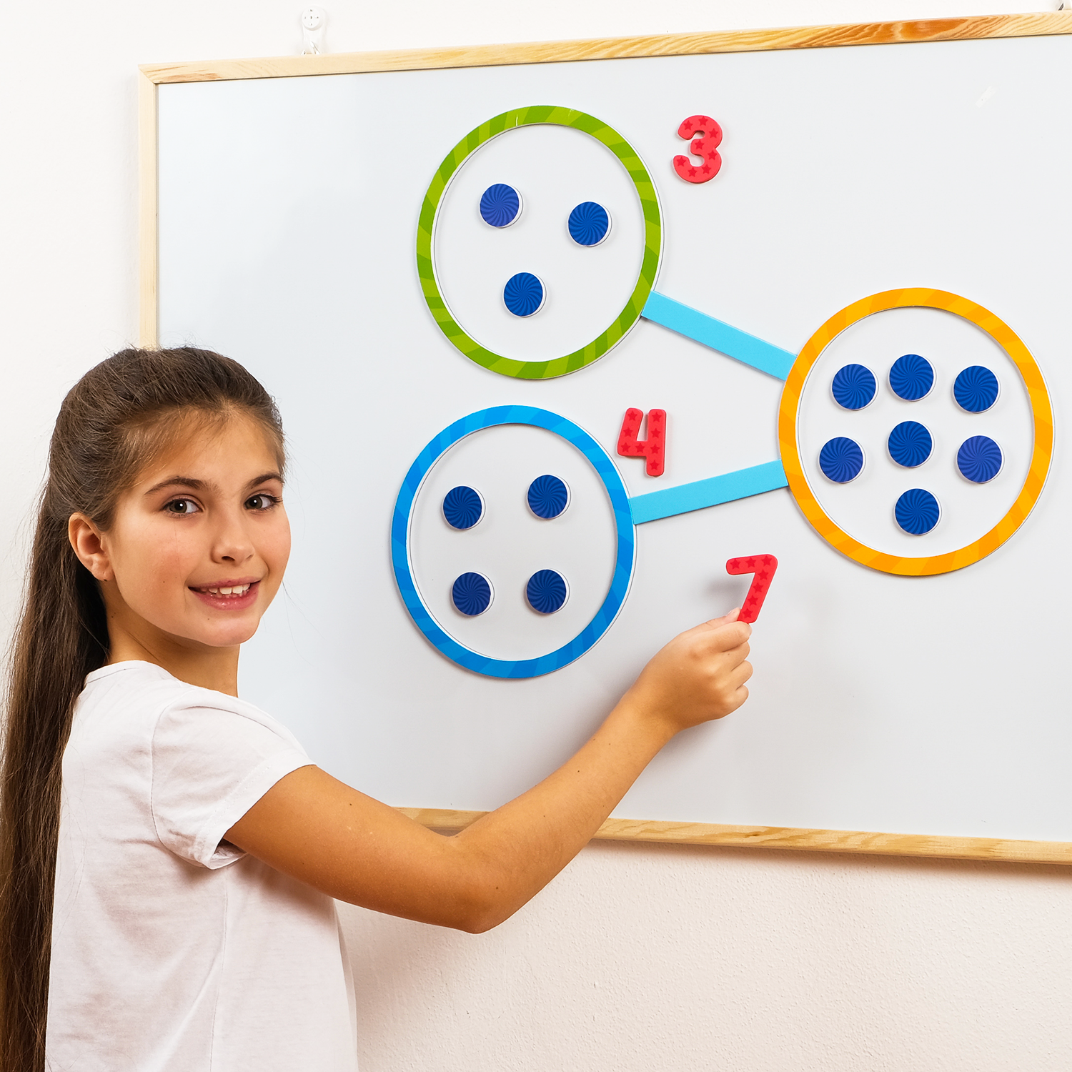 magnetic numbers for whiteboard