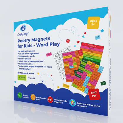 poetry magnets kit for kids