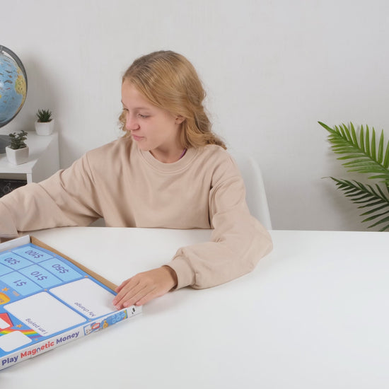 Simply Magic 67 PCS Play Magnetic Money Set for Teaching