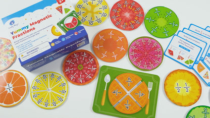 Yummy Magnetic Fractions - Classroom Math Manipulatives