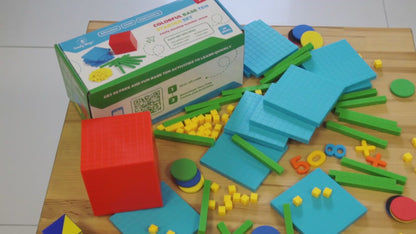Colorful Plastic Base Ten Starter Set - 131 PCS