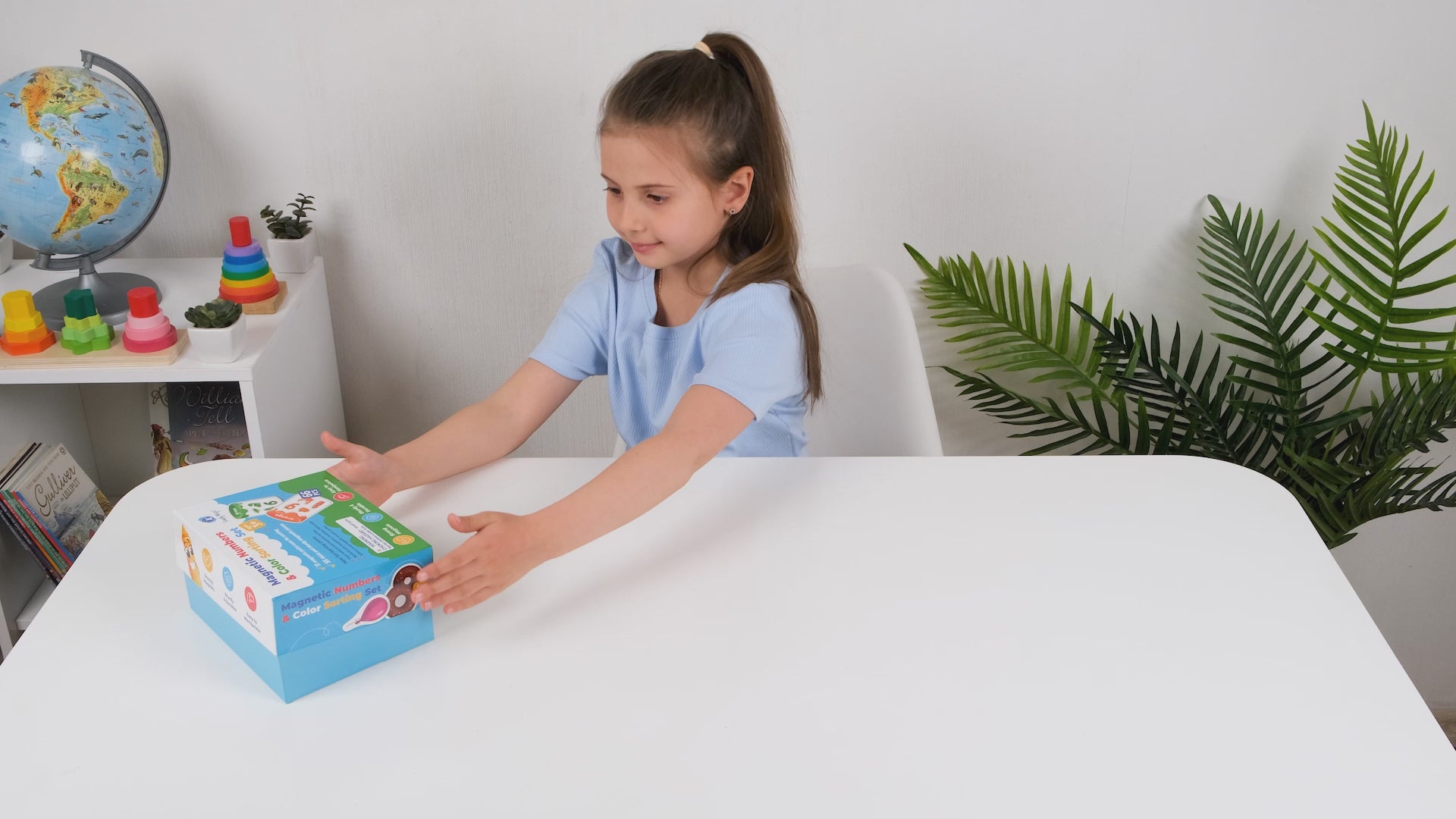 Simply Magic Magnetic Color & Number Sorting Set for Toddler