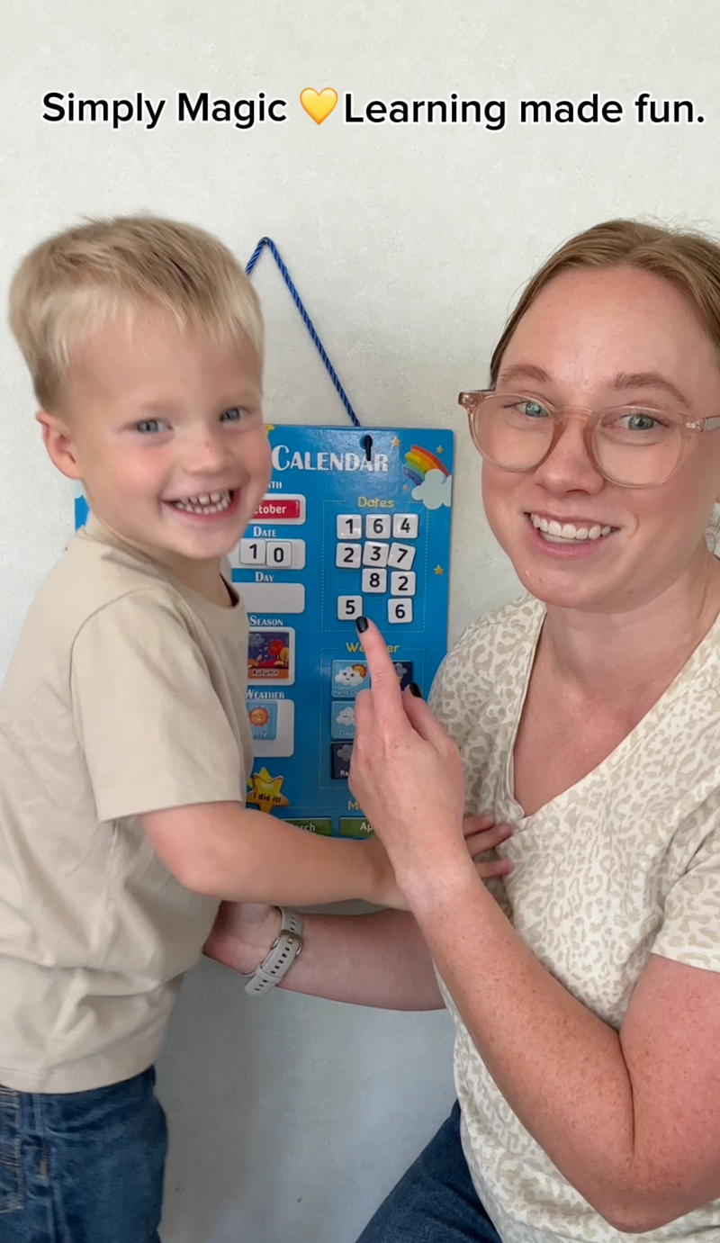 Kids calendar activity video thumbnail
