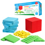 Load image into Gallery viewer, Colorful Foam Base Ten Blocks Starter Set
