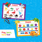 Load image into Gallery viewer, 5 Educational Placemats - Alphabet, Shapes, Colors, Numbers, Solar System
