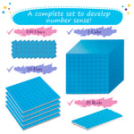 Load image into Gallery viewer, Jumbo Magnetic Base Ten Blocks Set - Blue
