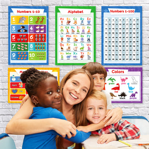 11 Educational Posters - Preschool Set