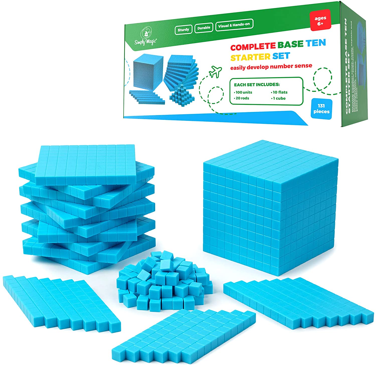 Plastic Base Ten Cube