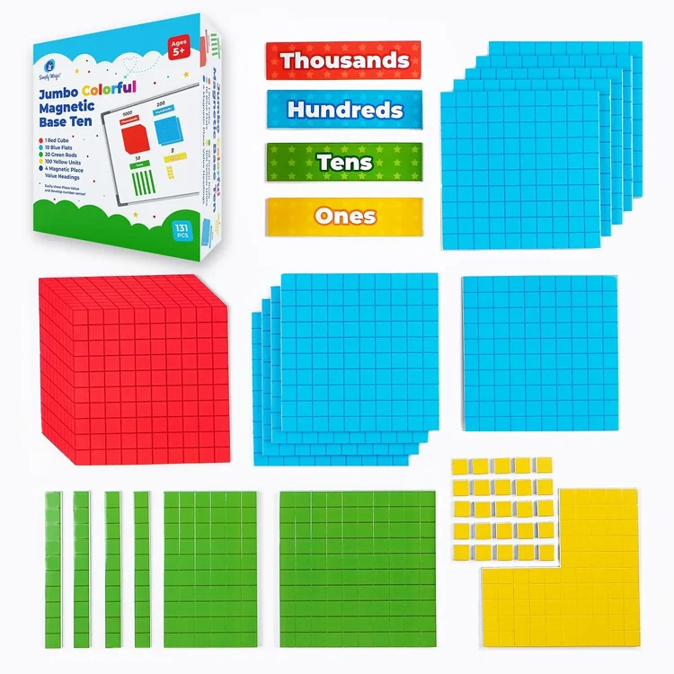 Magnetic Base Ten Blocks